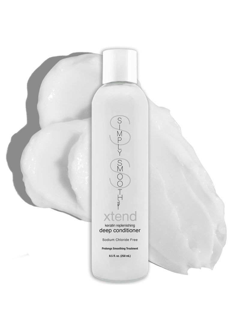 SIMPLY SMOOTH SIMPLY SMOOTH Xtend Deep Conditioner Lightweight Intense Conditioning Treatment Create Extreme Softness Restore & Repair Damaged, Keratin Depleted Hair Hydrate Dry, Color Treated Hair 8.5 Oz 