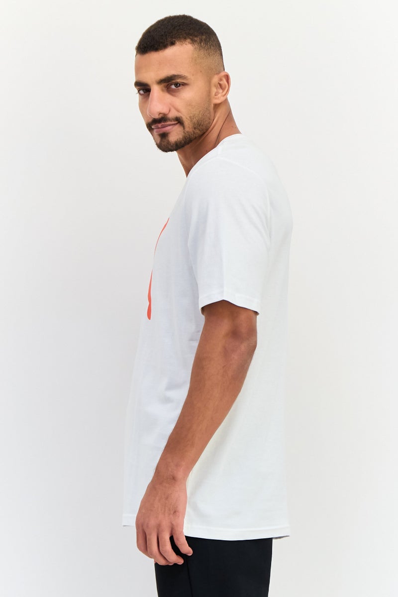 PUMA تي شيرت رياضي للرجال بأكمام قصيرة، خارجي، أبيض - Image 3