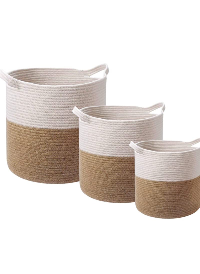 GRATIFY GRATIFY HOME Natural Hand Crafted Jute Basket For Storage jute baskets for organizing Plant pot Baskets 35X35 CM  - Image 2