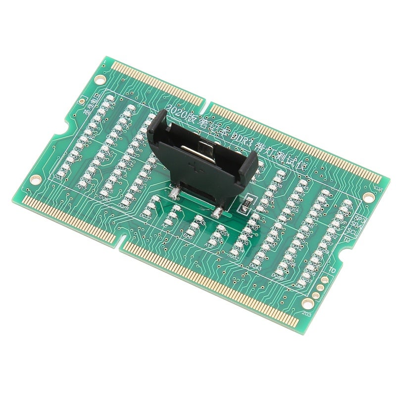 بطاقة اختبار ذاكرة DDR3 - واجهة فتحة الذاكرة الأمامية والخلفية - مؤشر LED - مادة PCB - جهاز اختبار اللوحة الأم لسطح المكتب لإصلاح اللوحة الأم للكمبيوتر المحمول - Image 3