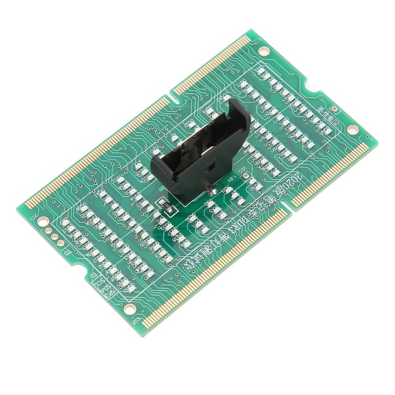 بطاقة اختبار ذاكرة DDR3 - واجهة فتحة الذاكرة الأمامية والخلفية - مؤشر LED - مادة PCB - جهاز اختبار اللوحة الأم لسطح المكتب لإصلاح اللوحة الأم للكمبيوتر المحمول - Image 5