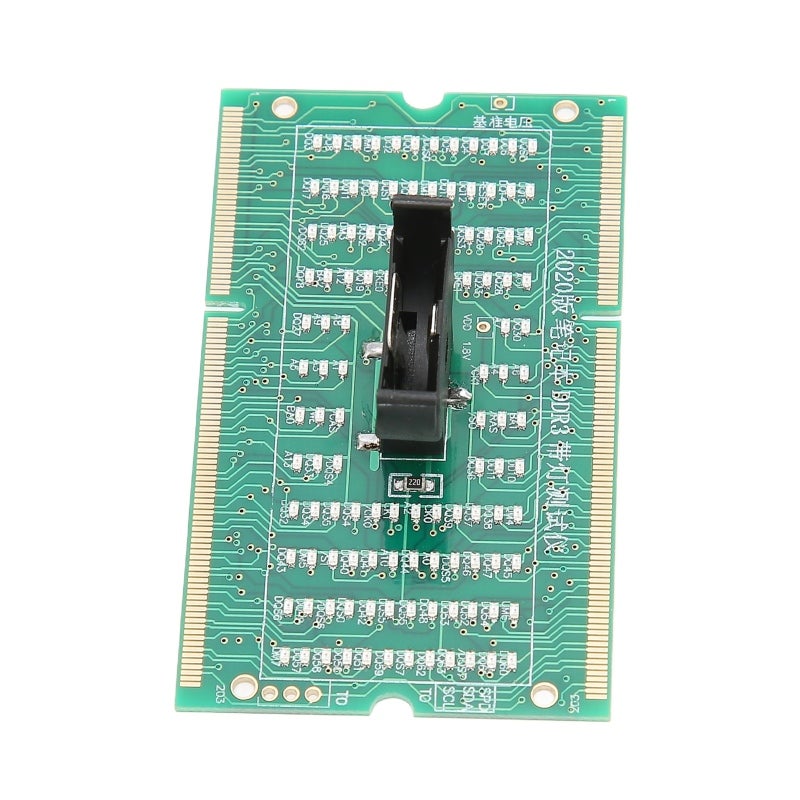 بطاقة اختبار ذاكرة DDR3 - واجهة فتحة الذاكرة الأمامية والخلفية - مؤشر LED - مادة PCB - جهاز اختبار اللوحة الأم لسطح المكتب لإصلاح اللوحة الأم للكمبيوتر المحمول - Image 4