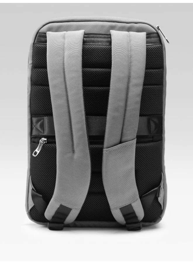 Teakwood Grey Teakwood 23L Business Unisex Laptop Backpack  | Fits up to 16 " Laptop | Premium Grey Office & Travel Backpack | USB Charging Port | Trolley Sleeve | Water-Resistant | Multi-Compartment Durable Design  | Best Price UAE