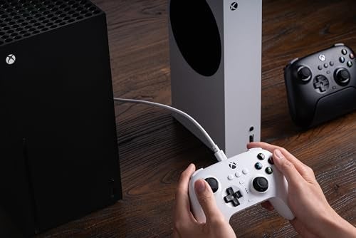 8Bitdo Ultimate 3-Mode Controller, Hall Effect Joysticks, Pro Back Buttons, Wired Only for Xbox Series X|S & Xbox One, Compatibility with Apple, Windows & Android, Officially Licensed (White) - Image 2