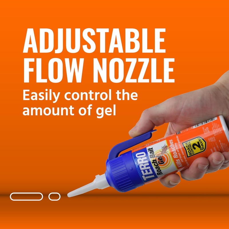 Terro طعم قاتل الصراصير الداخلي الجاهز للاستخدام T502 - يقتل الصراصير الألمانية والأمريكية والشرقية، 3 أونصات - Image 4