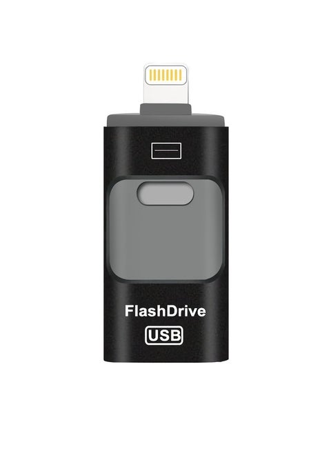 512GB USB Flash Drive, Shock Proof Durable External USB Flash Drive, Safe And Stable USB Memory Stick, Convenient And Fast I-flash Drive for iphone, (512GB Black Color)