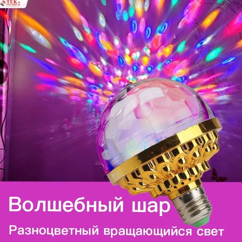 مصابيح LED ديسكو ملونة دوارة - Image 1