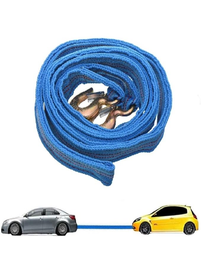 Heavy Duty Tow Wire for Car, Boat & Truck – 4m Cable with Strong Hook – 5 Ton Capacity for Emergency Use - Image 2