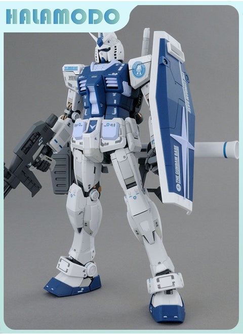 Gundam 012 - 3 - Base Color Scheme GTO Original Gundam Model Kit with One Cannon and One Shield, Comes with Water Transfers, A Handsome Desktop Decoration and a Favorite Assembly Toy for Boys and Girls