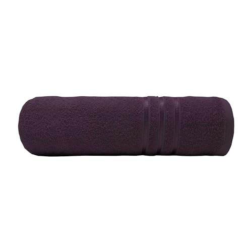 MYTRIDENT Bath Towel | Comfort Living | Quick Drying | Travel Friendly | for Men/Women | 1 Piece Large Size | 100% Cotton 400 GSM | 70cms x 140cms - Black Currant - Image 3