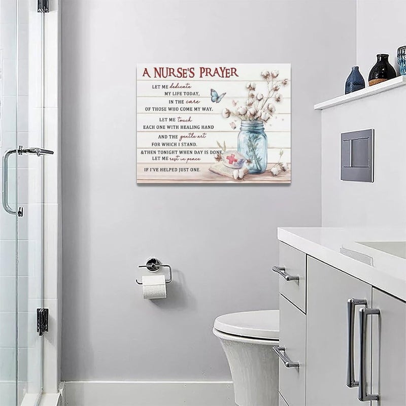 Fuzawet Nurse's Prayer Canvas Wall Art - Image 5