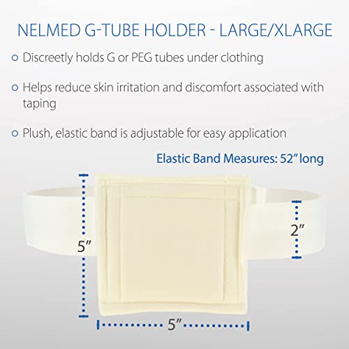 Core Products NelMed G-Tube Holder – Feeding Tube Belt Holder for PEG, G, J Tubes – Adjustable, Discreet Support for Tube Feeding – Large/XLarge (45-60 inch Waist) - Image 4