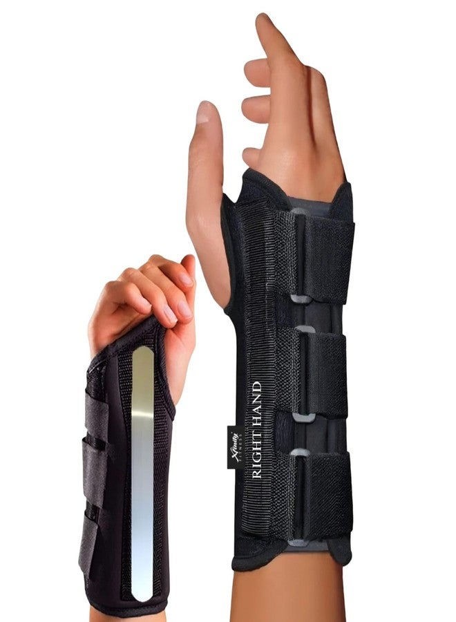 Xfinity Fitness Wrist Support Brace with Dual Aluminum Splint & Adjustable Compression Stabilizer for Carpal Tunnel, Tendonitis, Arthritis, Sprain Recovery, Gym & Daily Use (Right Hand) - Image 1