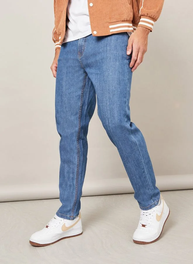 Styli Regular Fit Washed Jeans