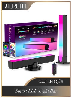 الروهيت شريط إضاءة LED ذكي، مصباح LED ذكي RGB مع تأثيرات إضاءة متعددة، إضاءة خلفية LED للتلفزيون، إضاءة مزاجية، مصابيح ألعاب، إضاءة محيطة، شريط إضاءة للكمبيوتر الشخصي والتلفزيون والغرفة  - Image 1