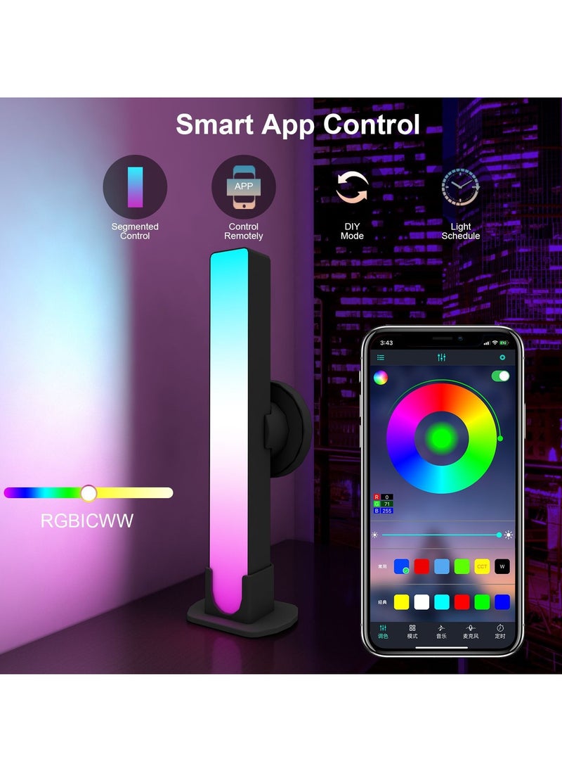 الروهيت - شريط إضاءة LED ذكي، مصباح LED ذكي RGB مع تأثيرات إضاءة متعددة، إضاءة خلفية LED للتلفزيون، إضاءة مزاجية، مصابيح ألعاب، إضاءة محيطة، شريط إضاءة للكمبيوتر الشخصي والتلفزيون والغرفة - Image 1