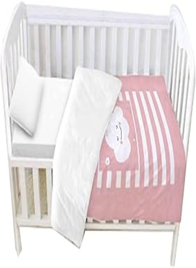 Mamas Gift Mamas Gift Clouds Bed Cover, Pink 