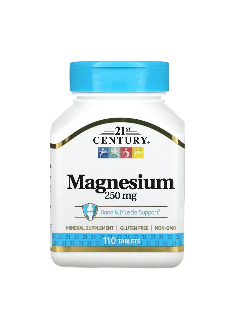 21st Century Magnesium 250 mg 110 Tablets - Image 1