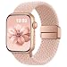 SuperNaNa Braided Stretchy Band Compatible with Apple Watch Bands 38mm 40mm 41mm 42mm 46mm 44mm 45mm 49mm for Women Men Nylon Sport Strap Solo Loop for iWatch bands Series SE 11 10 9 8 7 6 5 4 3 Ultra 3 2 1 - Image 2