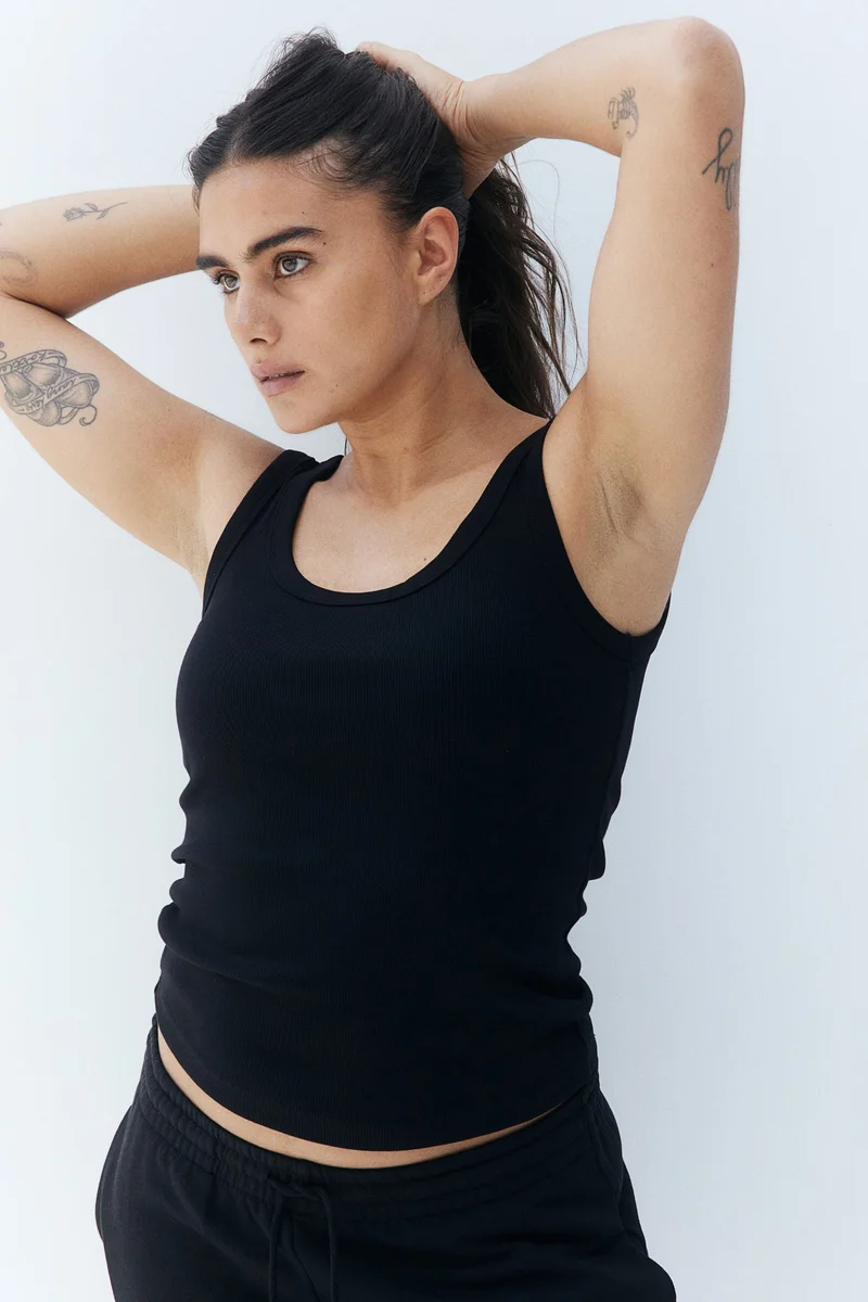 اتش اند ام Ribbed Vest Top