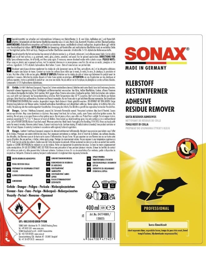 SONAX SONAX Adhesive Residue Remover (400 ml) - Image 3
