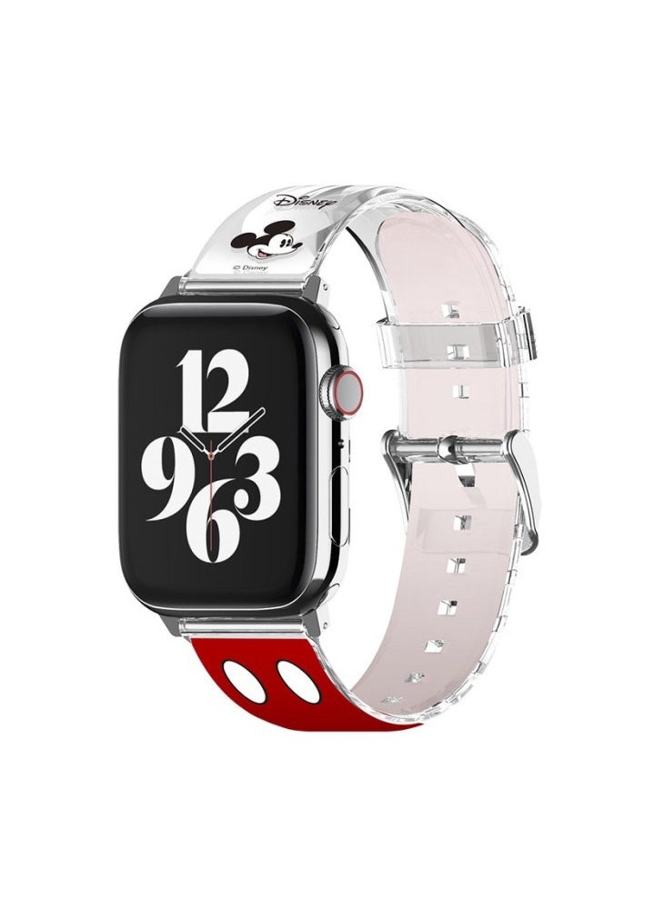 Elago - Mickey Mouse Face Band for Apple Watch Band Series SE2/6/SE/5/4 (44mm) and Series 3/2/1 (42mm) - Mickey Mouse Face - Image 1