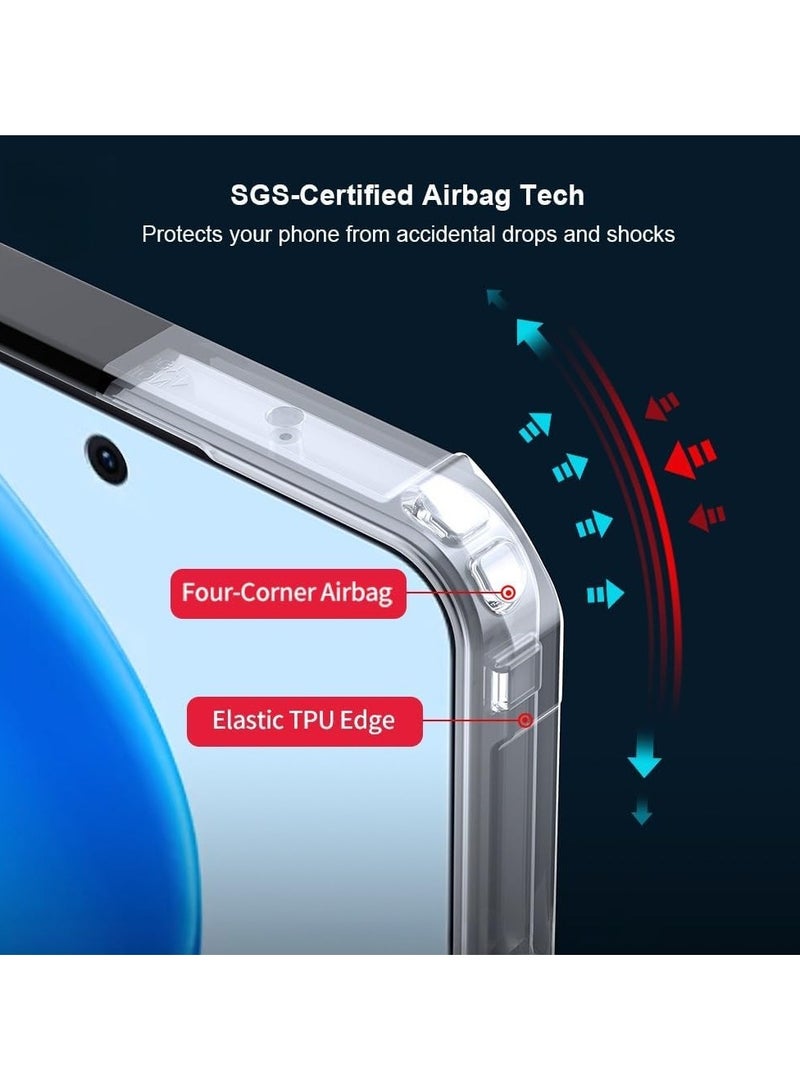 general Transparent case compatible with the Honor X8d, featuring a transparent camera cover and TPU corner airbag protection for shock-resistant protection of the Honor X8d - Image 4