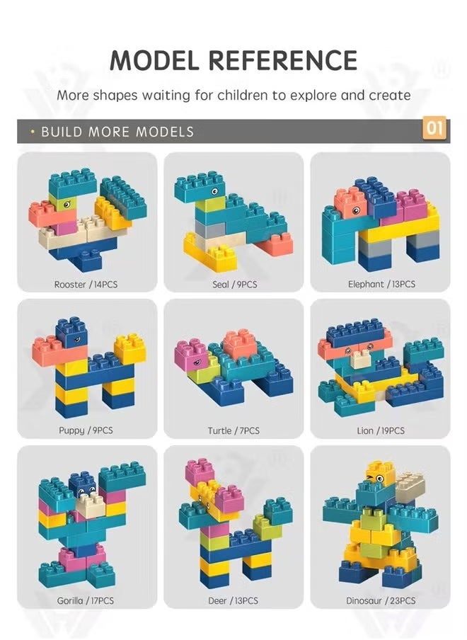 4-In-1 Multi Activity Table Set, Kids Building Blocks Table With 600 blocks, Learning Play Table Toys, Multi-Functional Educational Block Table, Activity Table and Chair Set with Storag, Activity Table With Lacquer Board And Drawing Board, 4 Storage Boxes 4 Aadjustable Table Legs, Gift for Kids 3+ Years
