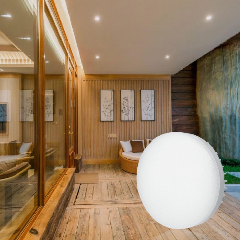 مصابيح LED GX53 7 وات 700 لومين ضوء أبيض - حافظة على الطاقة بنسبة 90% ومريحة للعين - مصابيح GX53 للطاولة الصغيرة لل مطبخ وخزانة النبيذ ومكتب الملابس والمراكز التسوقية - Image 4