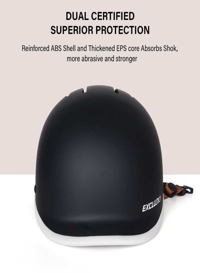 Exclusky Bike Helmet for Adults,Adjustable Cycling Helmet for Men & Women Safety Certified Bicycle Helmet for Commuting, Road Biking, Skating with USB Rechargeable Rear Light - Image 5