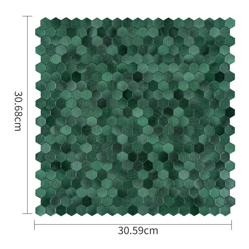 SELECT LIGHTING Select Metal Hexagon Peel and Stick Tiles w/10 Edges - Image 2
