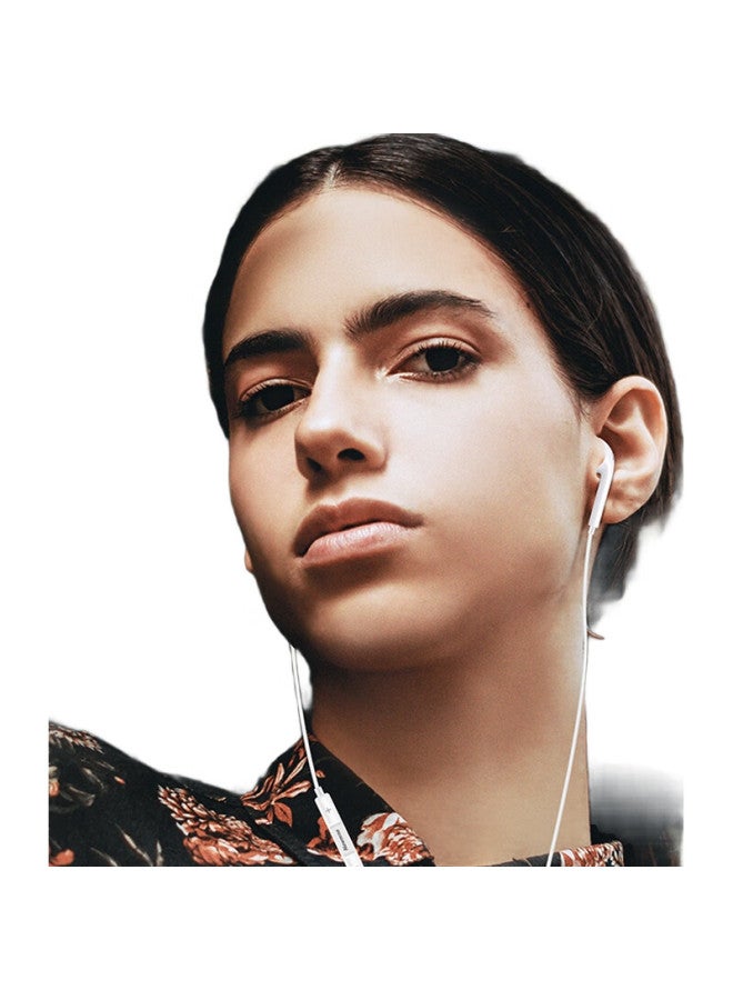 Newmine Xl08 Type-C Headphone Cable With Volume Control, Wired Music Phone Digital Earphones, Type-C Version, Semi-In Earphones With Volume Adjustment, Enhanced Version, White - Image 3