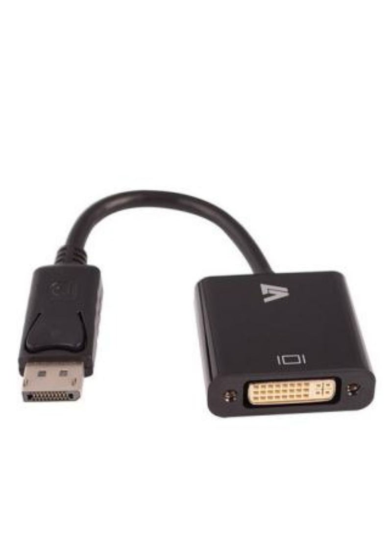 DisplayPort To DVI Converter Adapter Black