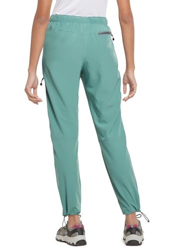 baleaf Cargo Pants for Women Petite Joggers Lightweight Quick Dry Pant Water Resistant 27'' Travel Workout Athletic Pond Size M - Image 3