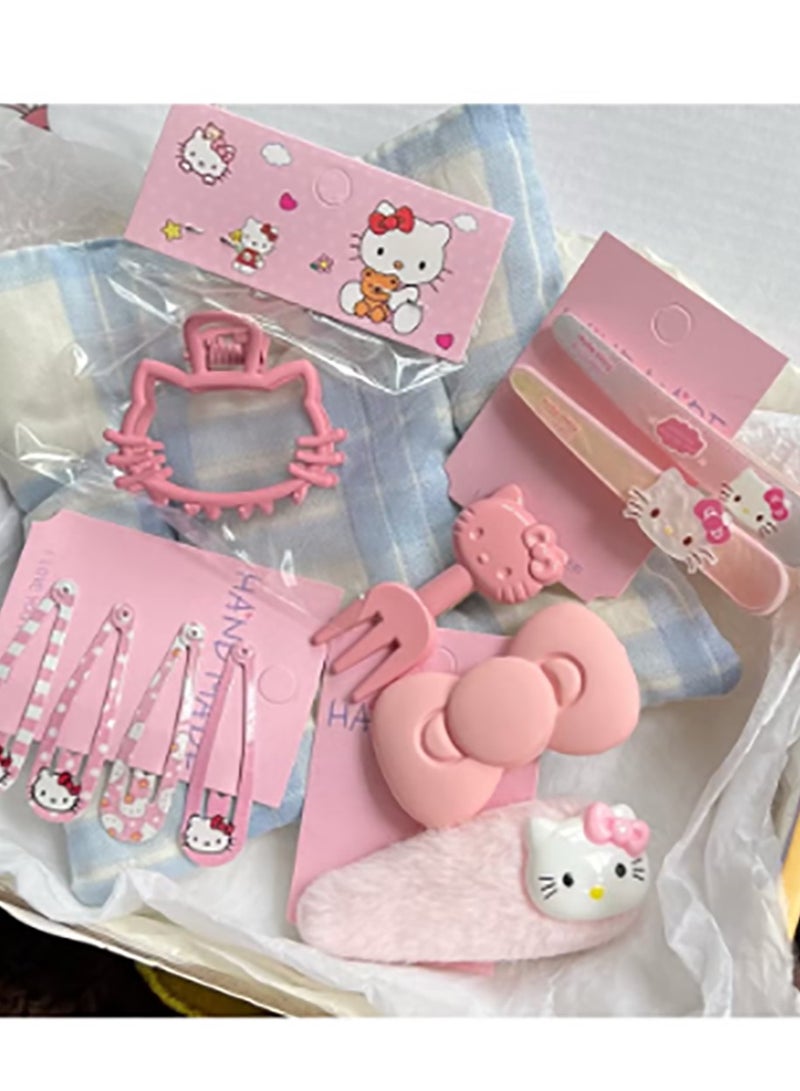 general مجموعة مشابك شعر هالو كيتي 10 قطع - Image 1