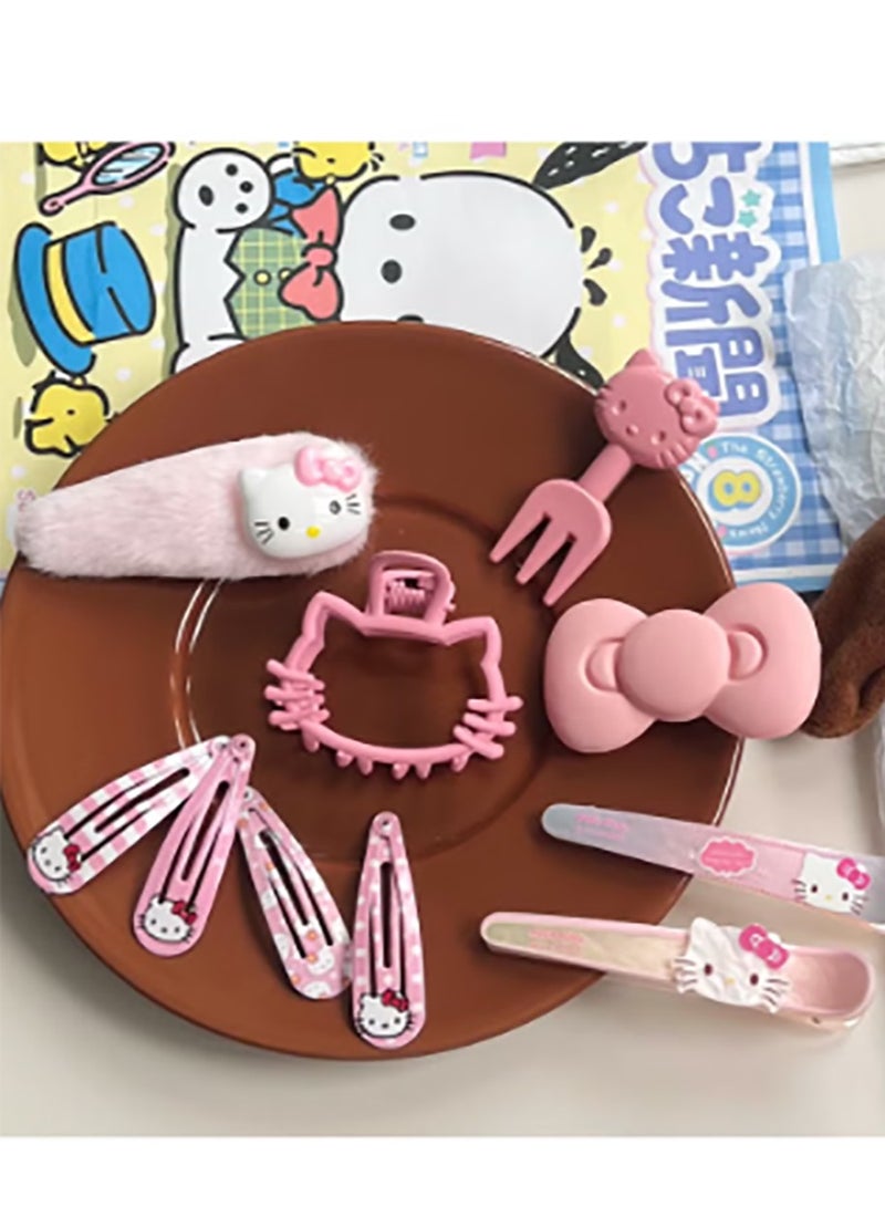 general مجموعة مشابك شعر هالو كيتي 10 قطع - Image 2