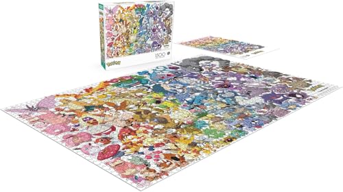 Buffalo Games - Pokemon - 1 Pokemon - Kanto 151-1500 Piece Jigsaw Puzzle for Adults -Challenging Puzzle Perfect for Game Nights - Finished Size is 38.50 x 26.50 - Image 4