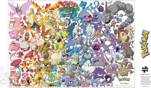 Buffalo Games - Pokemon - 1 Pokemon - Kanto 151-1500 Piece Jigsaw Puzzle for Adults -Challenging Puzzle Perfect for Game Nights - Finished Size is 38.50 x 26.50 - Image 5