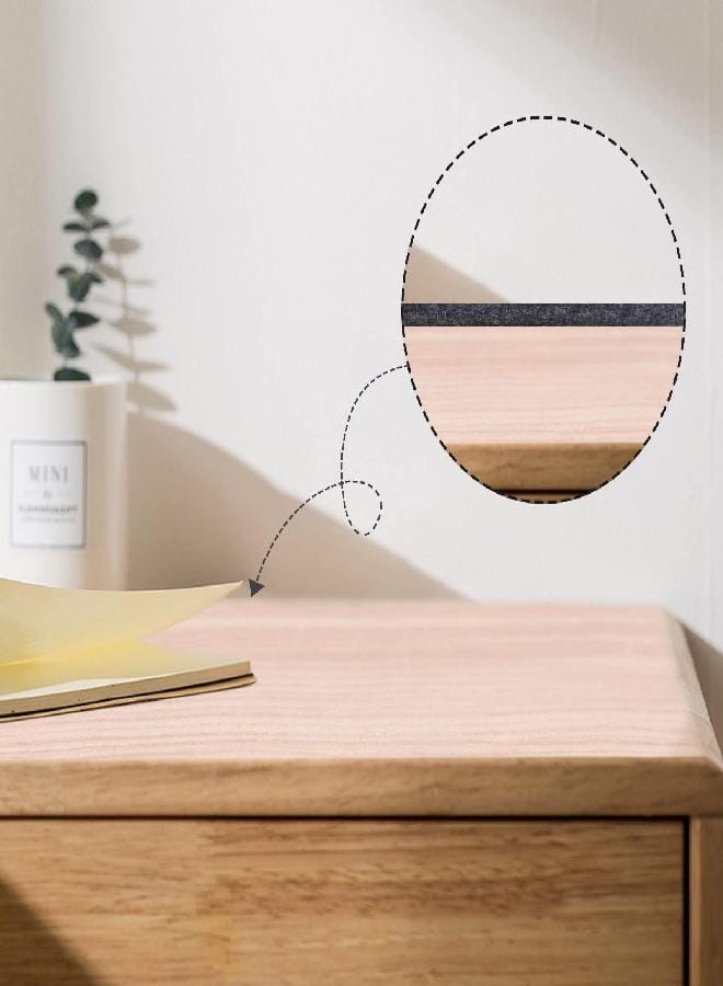 Wall Protector from Furniture, 70 Pcs Headboard Stoppers, Self Adhesive Headboard Wall Protector Protects Walls from Knocks, Suitable for Bedside, Cabinet, Chair, Sofa (3.5 x 1.1 x0.2) Grey - Image 4