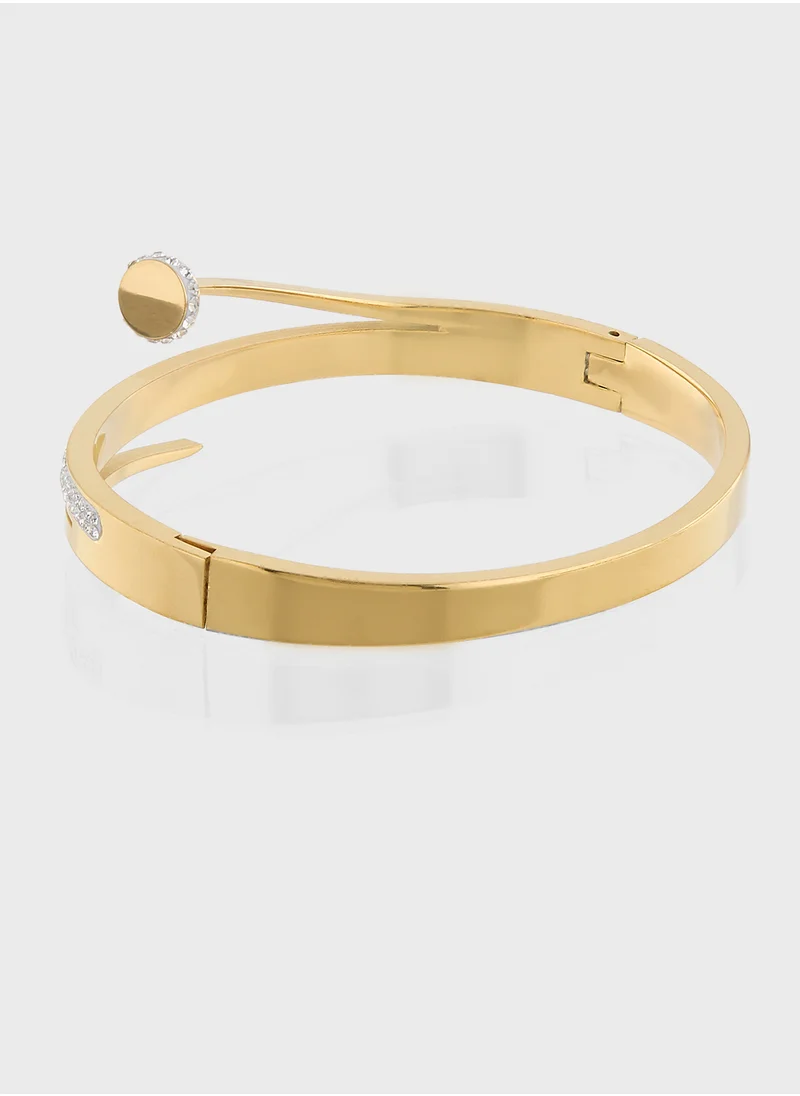 ستورتز Nailed  Double Rimed Bracelet - Gold