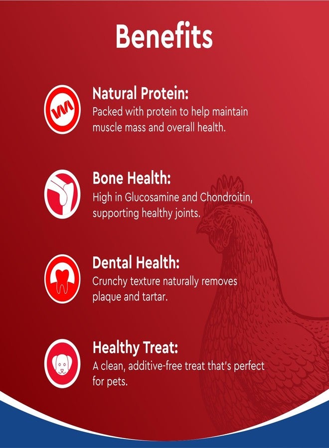 Drools All Life Stages Dog Treats, Dehydrated Chews Necks, 450g | Real Chicken Flavour | Vital Nutrients | Digestive Health | Protein-Packed | Tasty & Nutritious | No Artificial Colours - Image 2