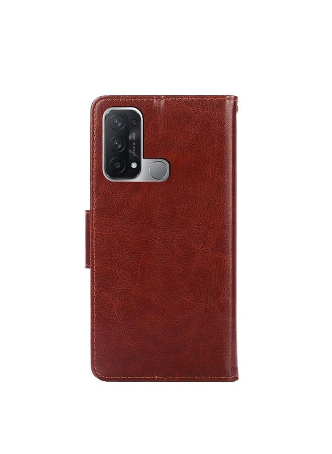 اس-توب جراب لهاتف OPPO Reno5 جراب هاتف جلدي بملمس كريستالي - Image 3