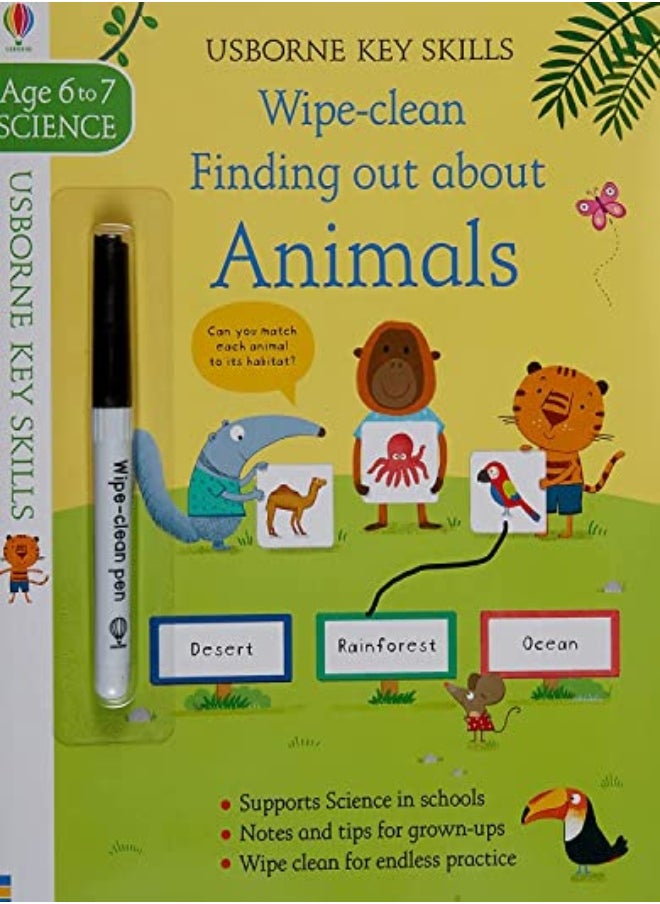 null - Wipe-Clean Finding Out About Animals 6-7 - Image 1