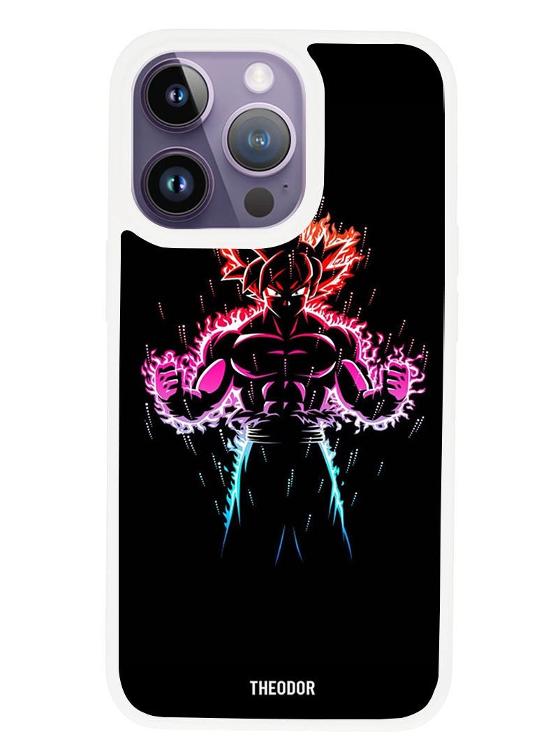 Theodor Protective Case Anti Scratch Shock Proof Cover For APPLE IPHONE 14 PRO MAX The Anime Dragon Ball 2 (White Bumper) - Image 1