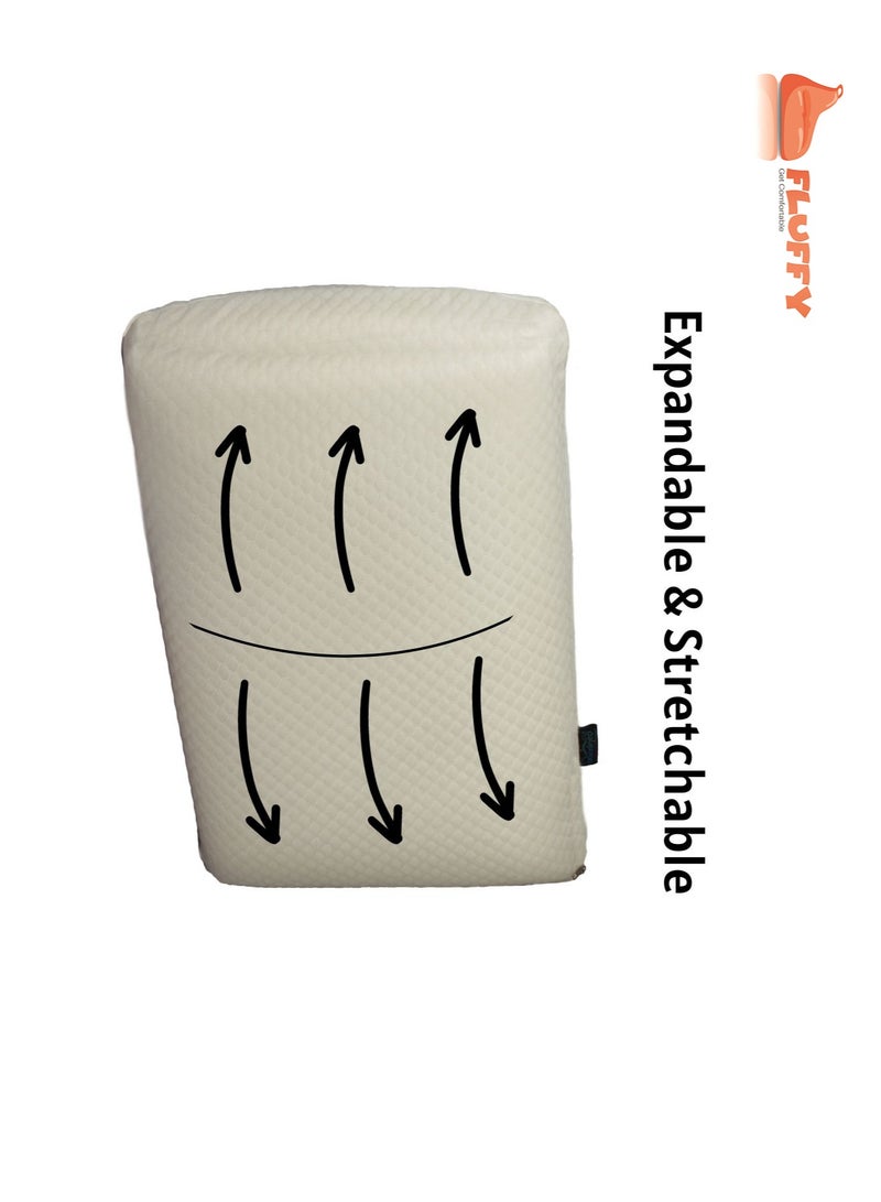 Fluffy Sleep Pillow Memory Foam Active PVC Bag - Image 3