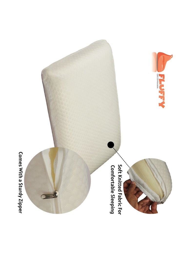 Fluffy Sleep Pillow Memory Foam Active PVC Bag - Image 4