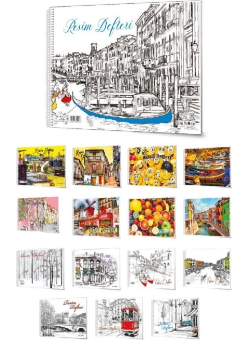 ديفنه (5 Pieces) 35X50 Cm. Wire Drawing Book 15 Cp. Paperback