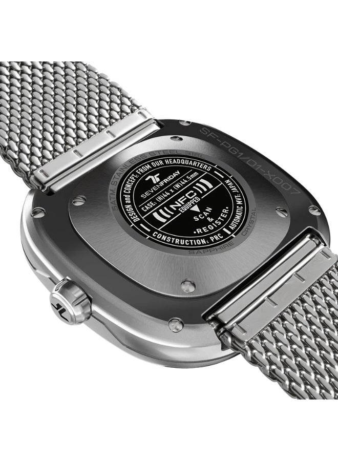 SEVENFRIDAY PG1/01 M "GMT" Stainless Steel Automatic Watch - Image 5