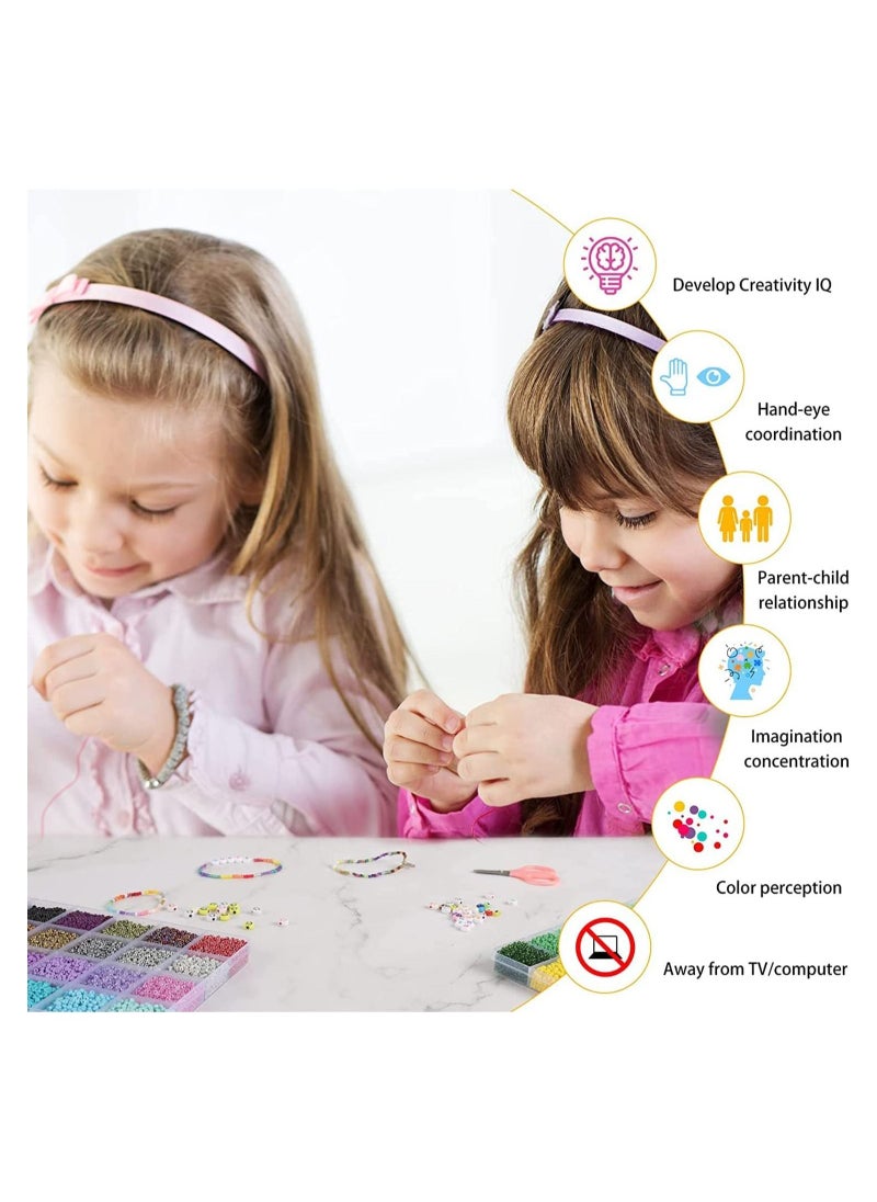 Toy Handmade Bead DIY Set With String