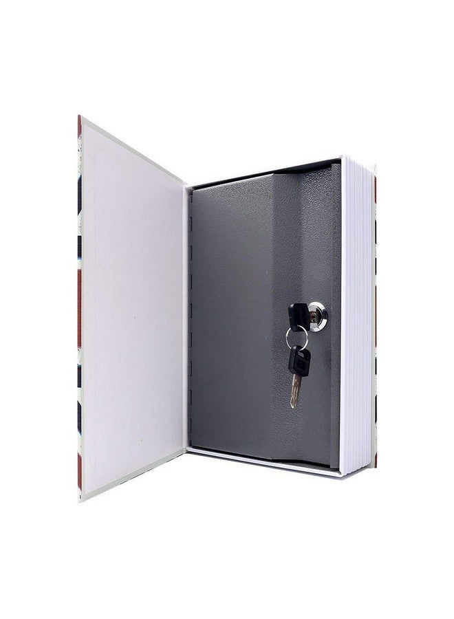 IKTU Metal Jumbo XXL Book Style Money Cash Locker Jewelry Home Safe Box (Random Print) (Magazine - 26.5 x 20 x 6.5 cm) - Image 4